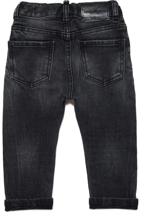 Sale for Baby Girls Dsquared2 D2p76ab Trousers Dsquared Shaded Jeans