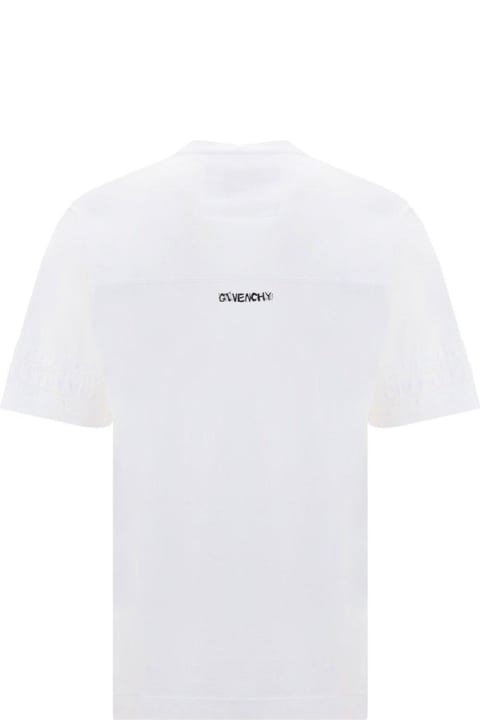 Givenchy Topwear for Men Givenchy 4g Logo Printed Crewneck T-shirt