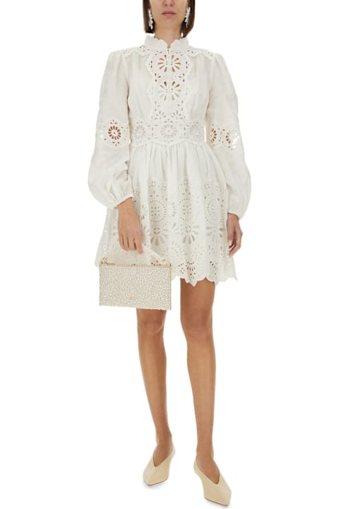 Zimmermann Dresses for Women Zimmermann Acacia Broderie Mini Dress