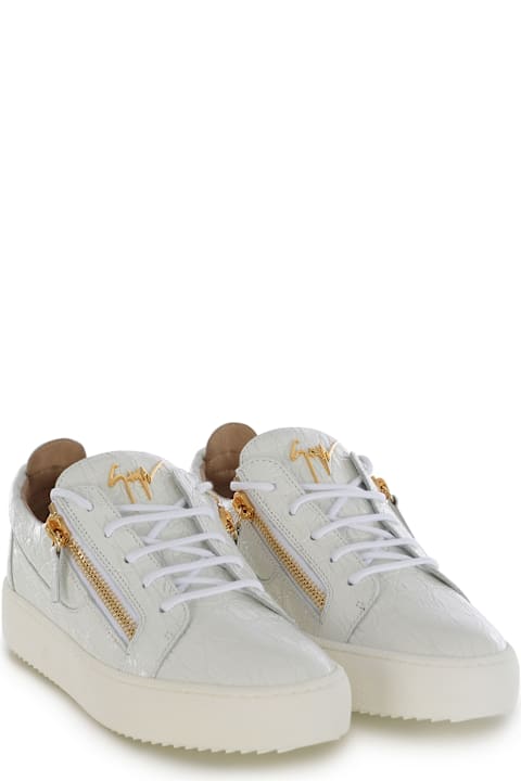 Shoes for Men Giuseppe Zanotti Sneakers Giuseppe Zanotti "frenkie" Made Of Leather