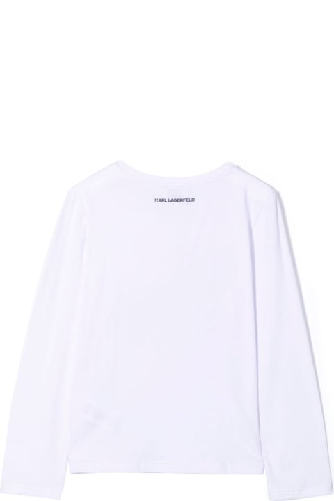 أدوات منزلية Karl Lagerfeld T-shirt Karl & Choupette Con Strass