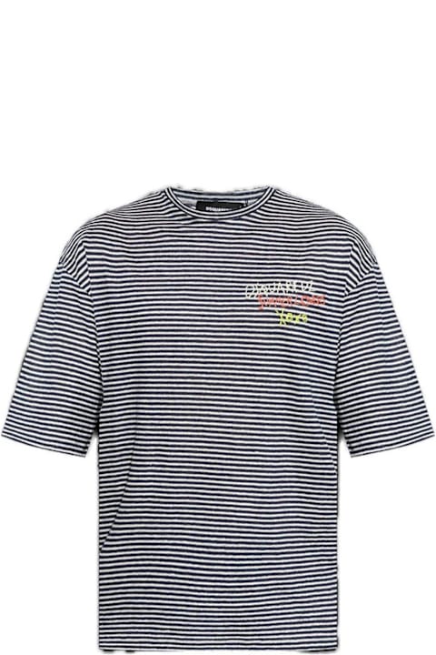 Dsquared2 for Men Dsquared2 Summer Lovers Logo Embroidered T-shirt