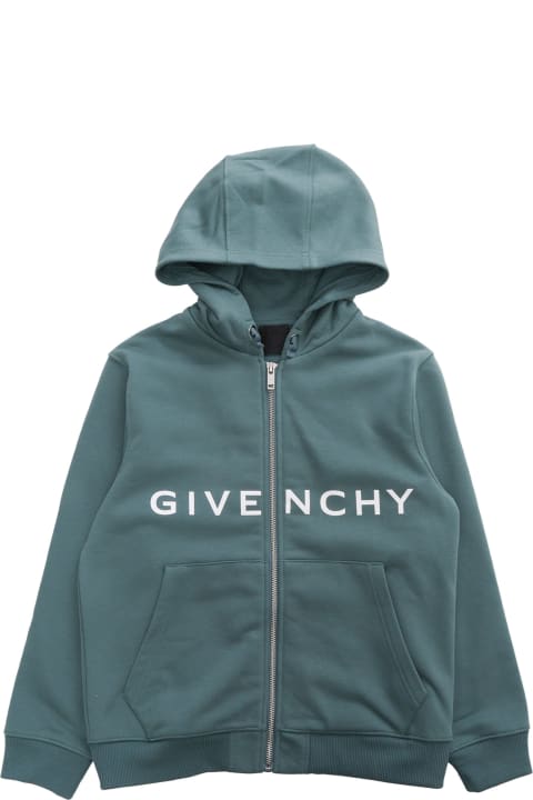 Givenchy Sale for Kids Givenchy Zipped Sweatshirt