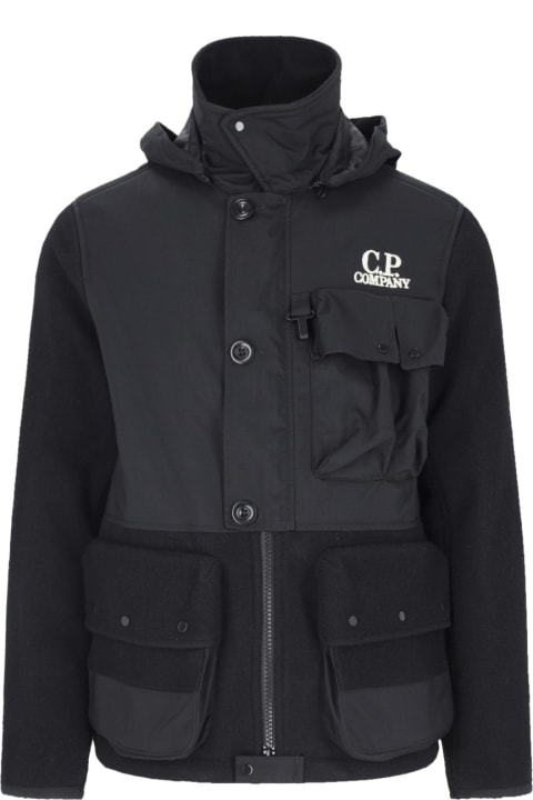 C.P. Company Coats & Jackets for Men C.P. Company 'duffel Mixed Goggle' Jacket