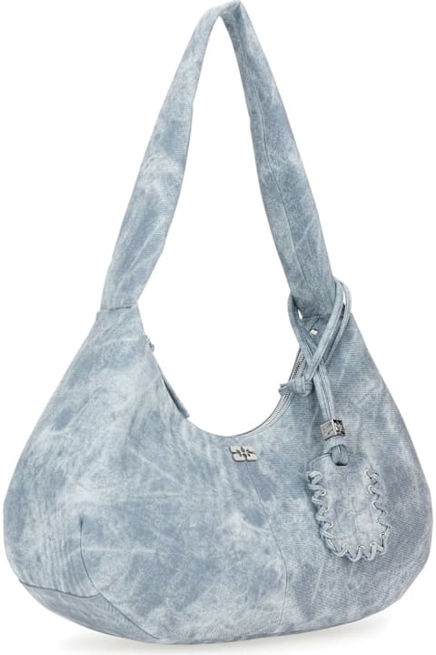 Ganni for Kids Ganni Medium "bleached" Hobo Bag