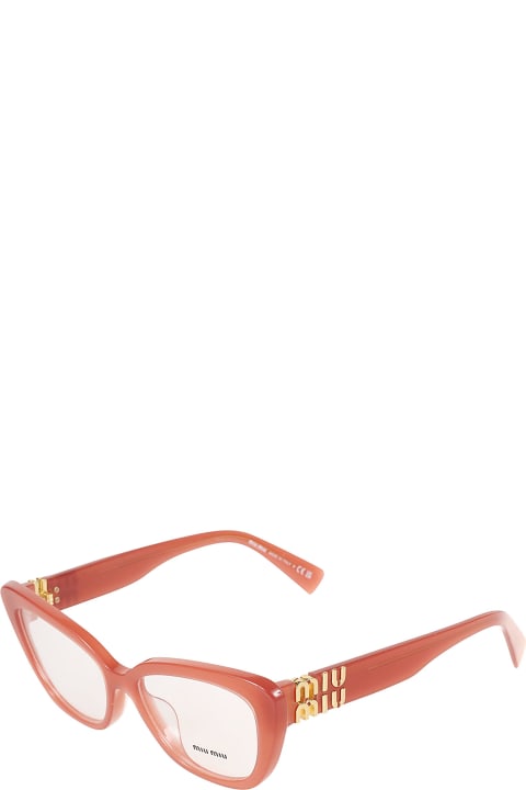 Miu Miu لـ Women Miu Miu Metal Hinges Cat-eye Glasses