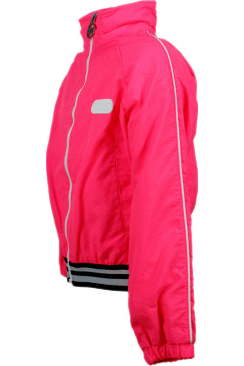 GCDS Coats & Jackets for Girls GCDS Bomber Jacket With Nylon Zip With Writing