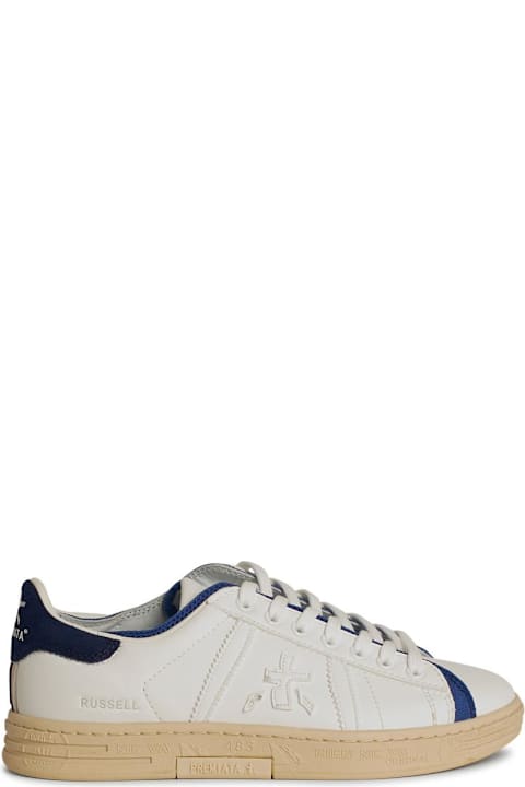 Premiata for Men Premiata 'russel' White Leather Sneakers