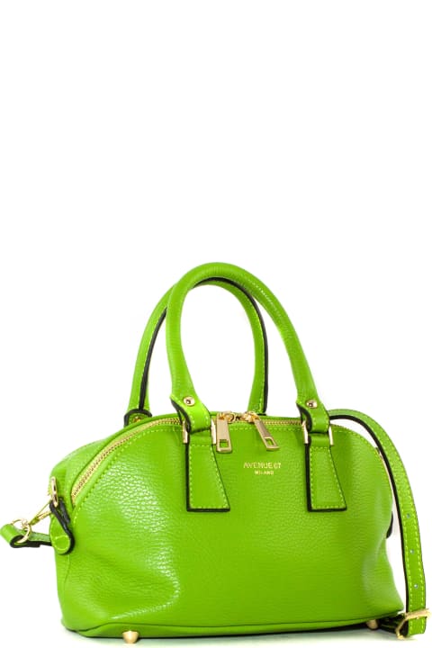 Green Leather Fandango Toy Bag
