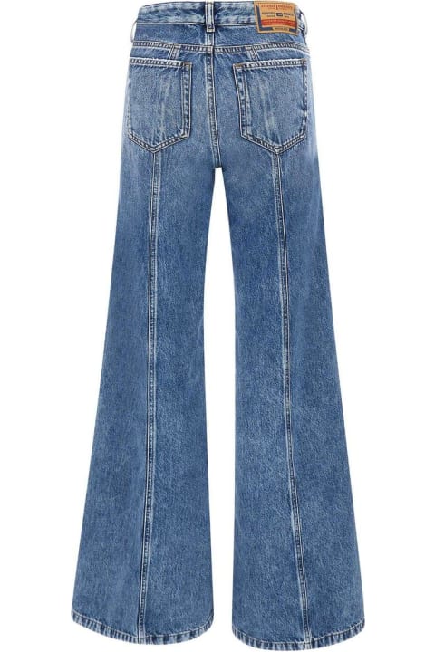 Diesel Jeans for Women Diesel D-akii Flared Panelled Jeans