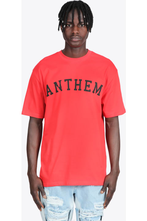 Anthem Tee Red cotton Anthem t-shirt - Anthem tee