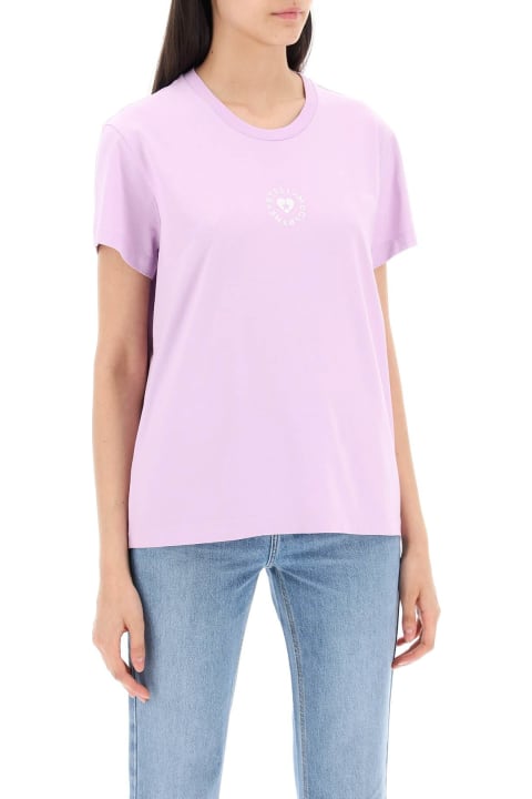 Stella McCartney Topwear for Women Stella McCartney Iconic Mini Heart T-shirt