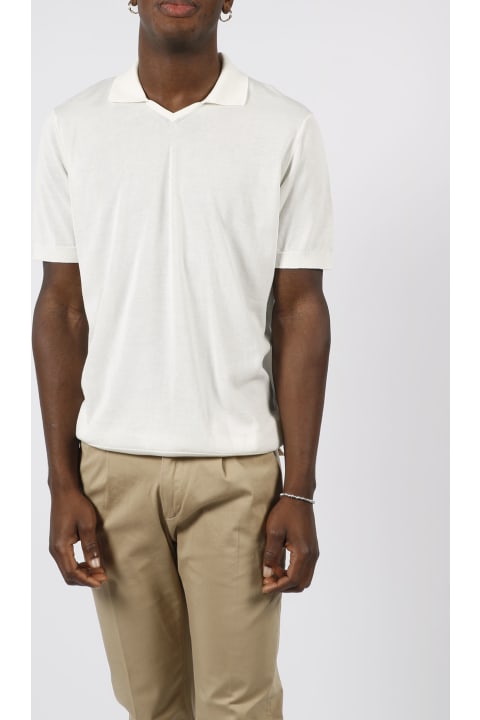 Drumohr Clothing for Men Drumohr Buttonless Cotton Polo Shirt
