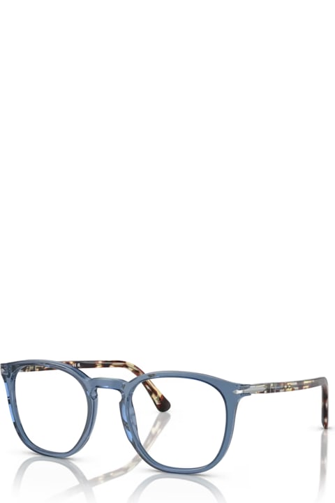 メンズ Persolのアイウェア Persol Po3318v Transparent Navy Glasses