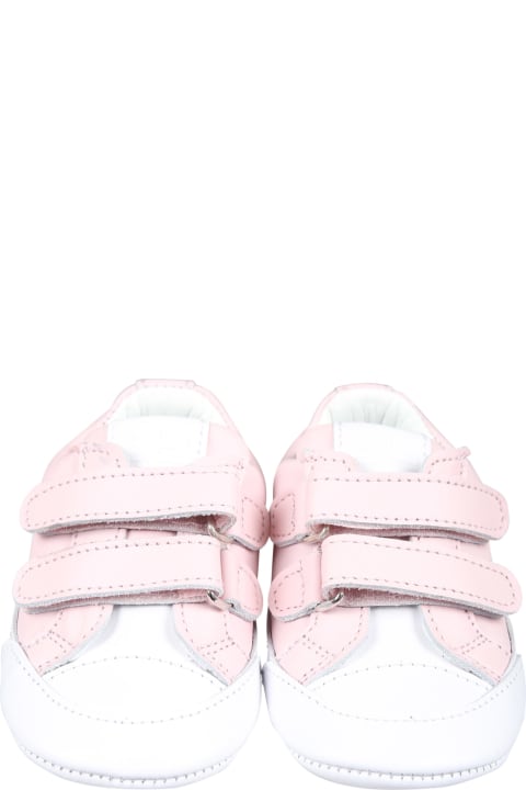 Fashion for Baby Girls Givenchy Pink Sneakers For Baby Girl With Logo