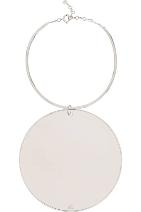 Jewelry for Women Courrèges Mirror Charm Necklace