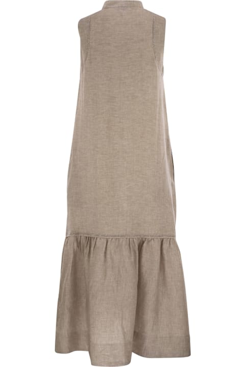 Peserico Dresses for Women Peserico Linen Voile Long Dress