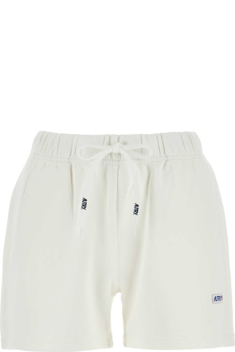 Autry for Women Autry White Cotton Shorts