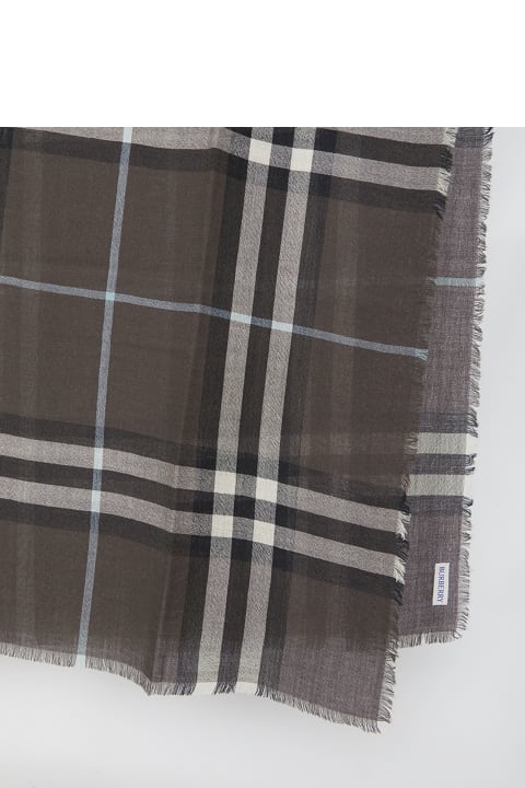 Burberry Scarves & Wraps for Women Burberry Check Wool Scarf