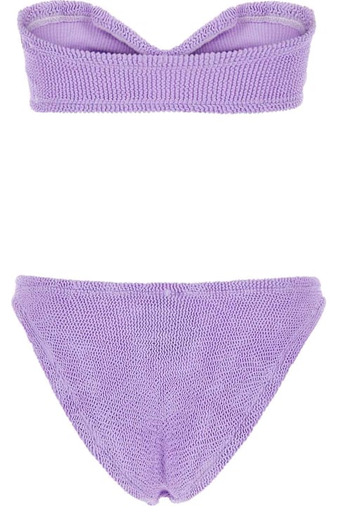 Homeware Hunza G Lilac Stretch Nylon Jean Bikini