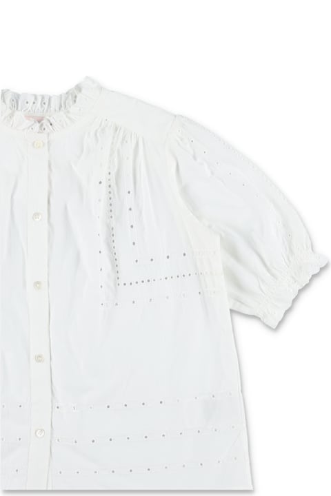 Homeware Bonpoint Bonpoint Letitia Embroidered Blouse For Girls