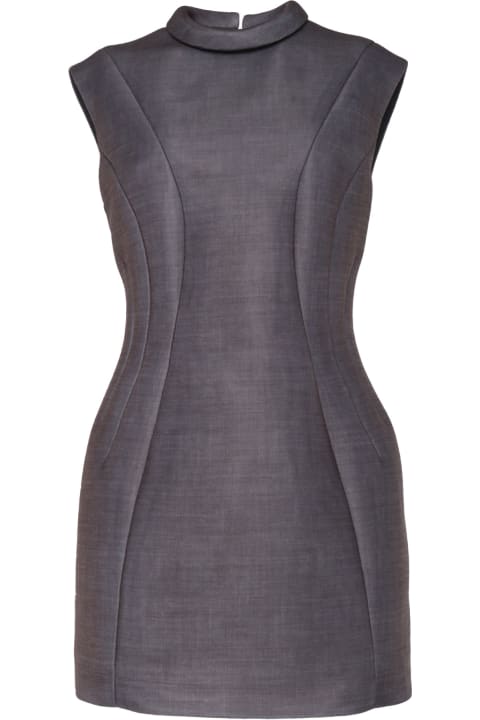 Homeware Philosophy di Lorenzo Serafini Gray Mini Dress