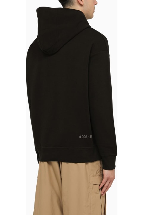 Moncler Grenoble Fleeces & Tracksuits for Men Moncler Grenoble Black Cotton Sweatshirt With Logo