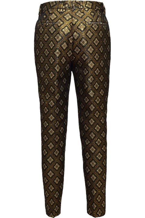Etro Pants & Shorts for Women Etro Embroidered-motif Cropped Trousers