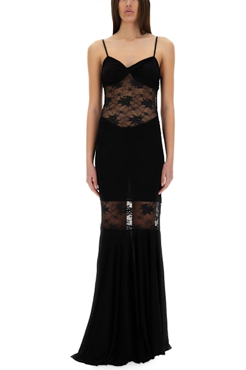 Nina Ricci for Men Nina Ricci Mermaid Dress With Lace Inserts