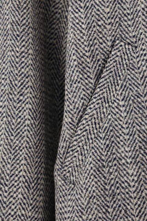 Homeware Golden Goose Grey Wool Blend Bomber Jacket