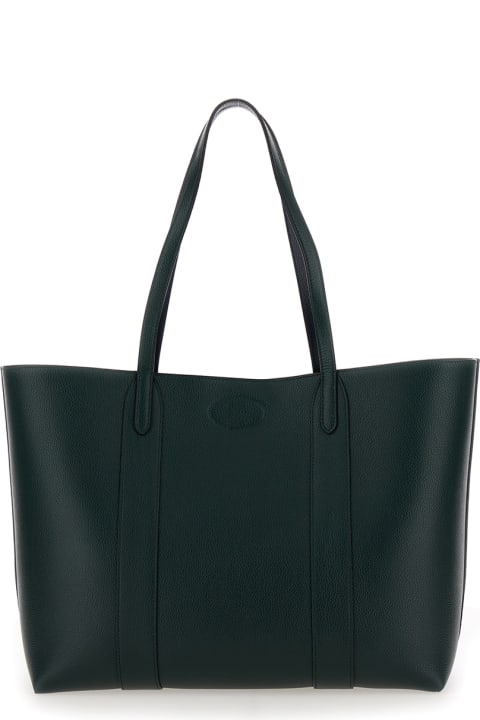 Mulberry Bags for Women Mulberry 'bayswater Small' Green Tote Bag With Postman's Lock Closure In Leather Woman