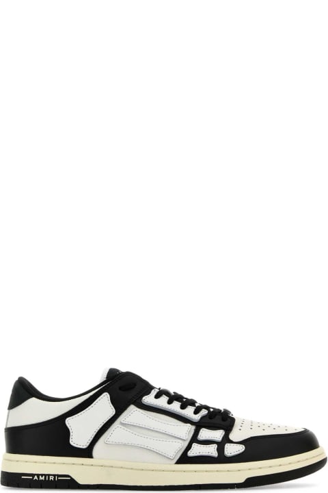 AMIRI Sneakers for Men AMIRI Two-tone Leather Skel Sneakers