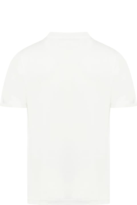 メンズ Sunneiのトップス Sunnei Classic T-shirt Big Logo Pennellata