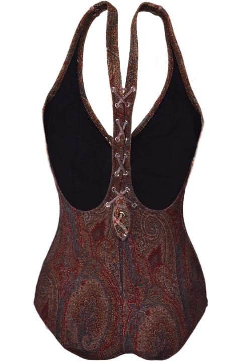 Swimwear for Women Etro One Piece Swimsuit With Paisley Print