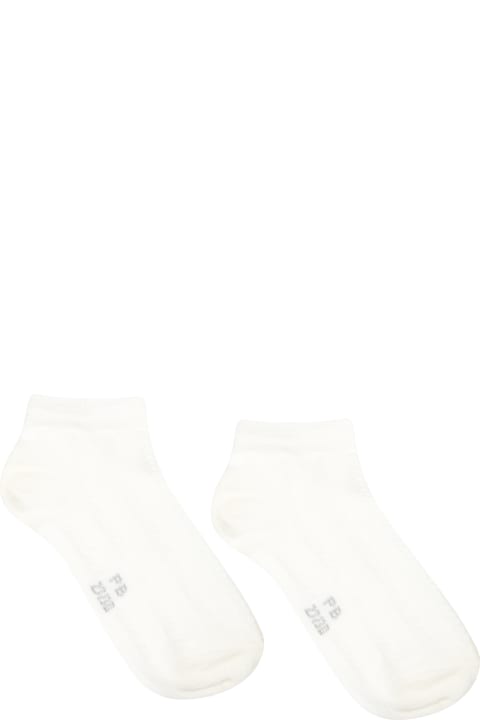 ガールズ Petit Bateauのアクセサリー＆ギフト Petit Bateau White Socks Set For Girl With Logo