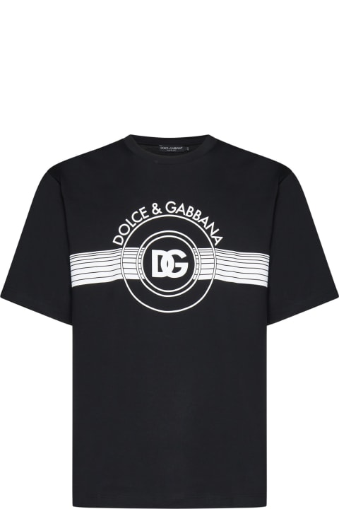 Dolce & Gabbana Topwear for Men Dolce & Gabbana Logo Print T-shirt