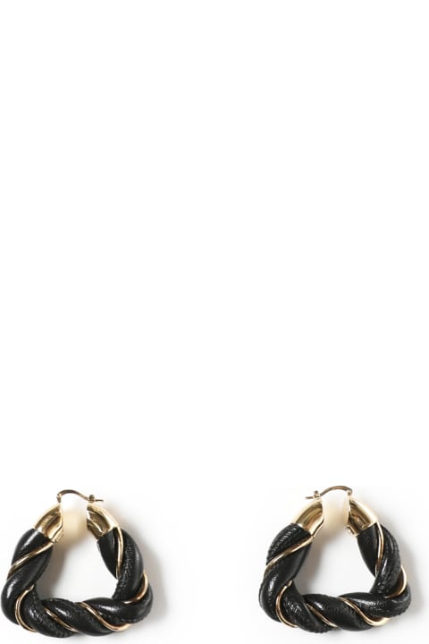 Bottega Veneta Jewelry for Women Bottega Veneta Nappa &amp; Silver Earrings