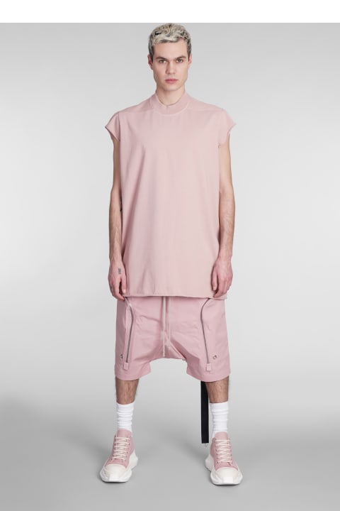 Bauhaus Pods  Shorts In Rose-pink Cotton