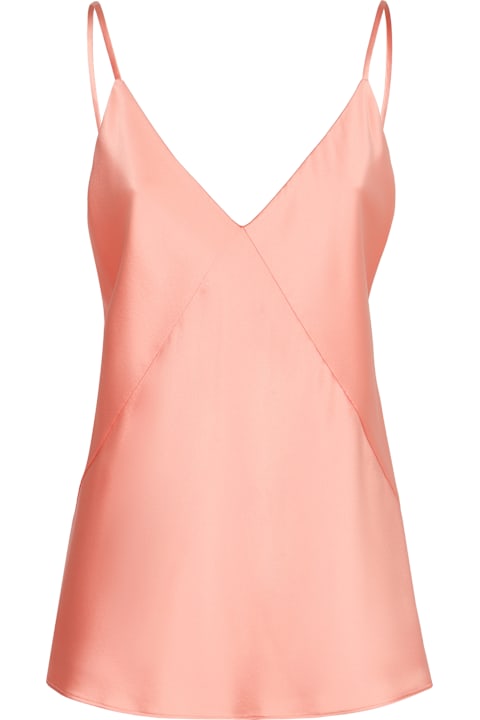 Max Mara Topwear for Women Max Mara Quassia Satin Tank Top
