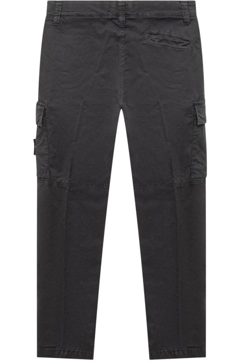Compass-patch Straight-leg Cargo Trousers