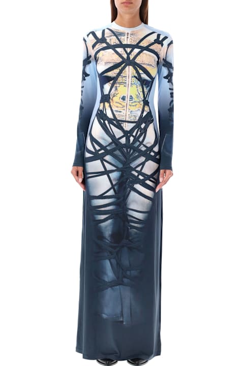 Dresses for Women Y/Project Bondage Print Long Dress