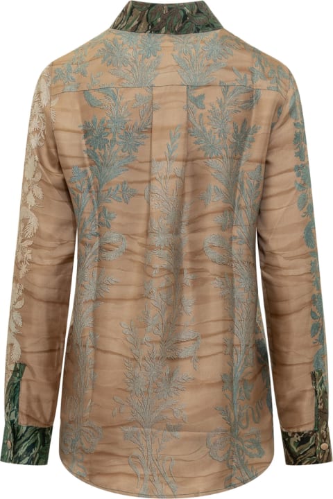 ウィメンズ Pierre-Louis Masciaのトップス Pierre-Louis Mascia Silk Shirt With Floral Print