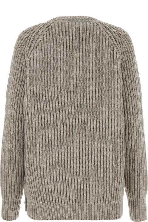 Sweaters for Women Gucci Dove Grey Wool Sweater