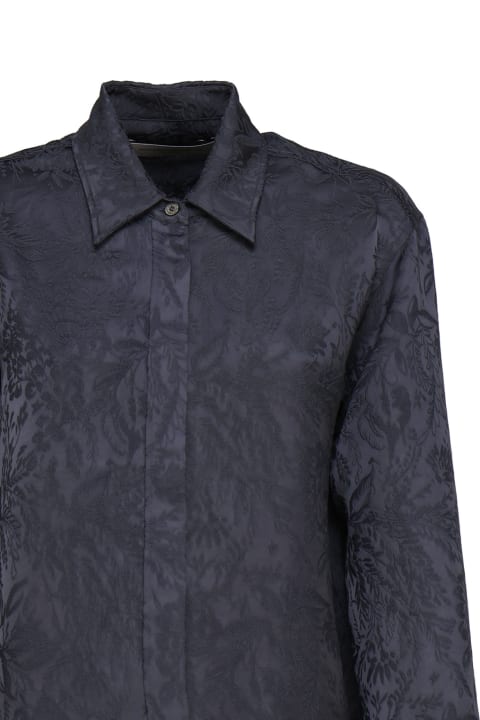 Golden Goose Topwear for Women Golden Goose Viscose Shirt With All-over Embroidery