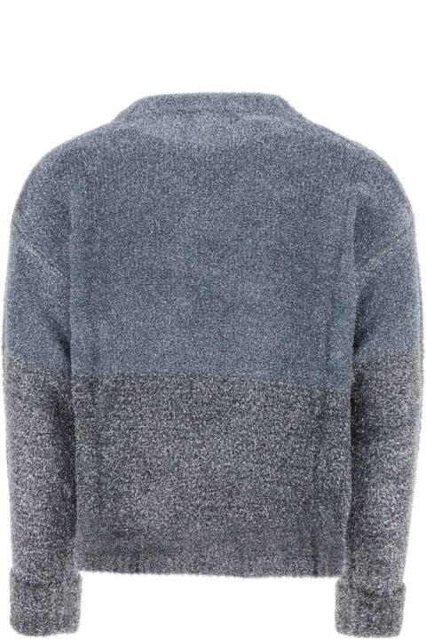 ERL for Kids ERL Grey Nylon Blend Sweater