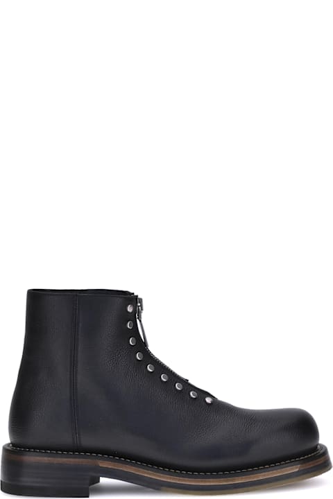 Alexander McQueen Boots for Men Alexander McQueen Studded Leather Ankle Boots