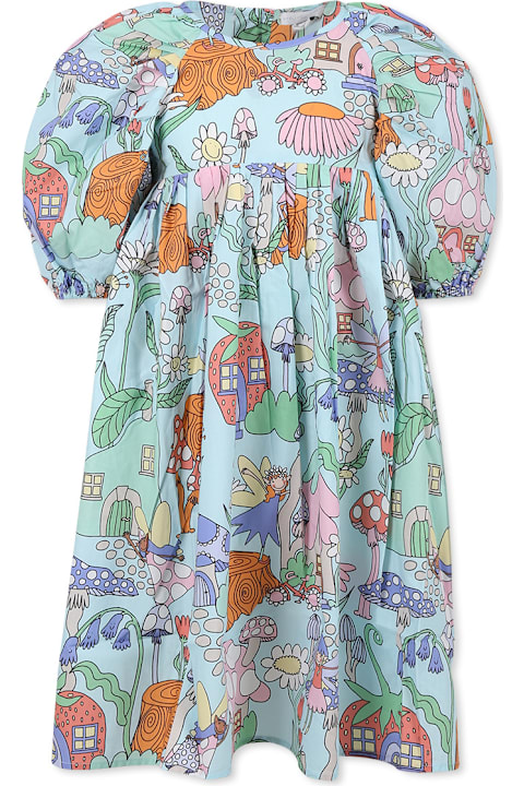 Homeware Stella McCartney Kids Light Blue Dress For Girl With Fairy