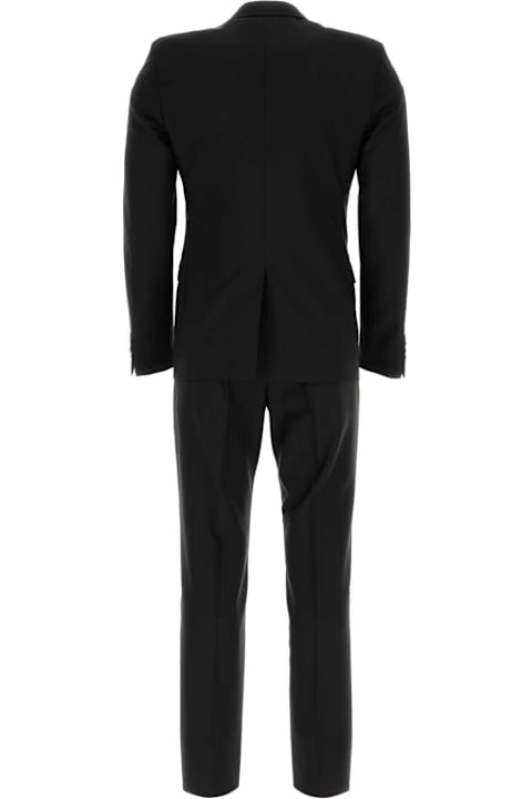 Homeware Prada Black Wool Blend Suit