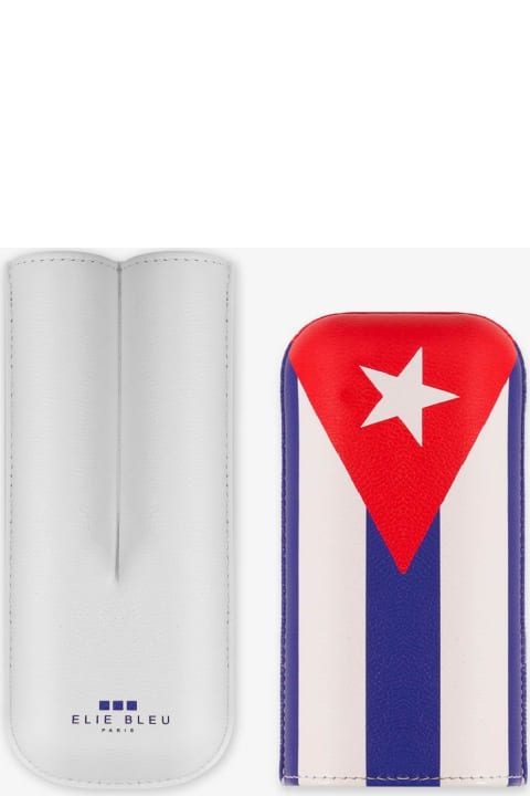 Larusmiani Personal Accessories Larusmiani Cigar Holder Cuban Flag 