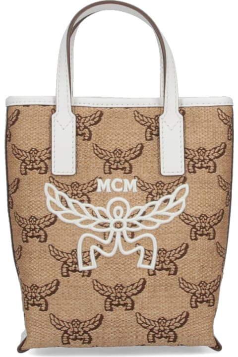 MCM for Women MCM Logo Tote Bag